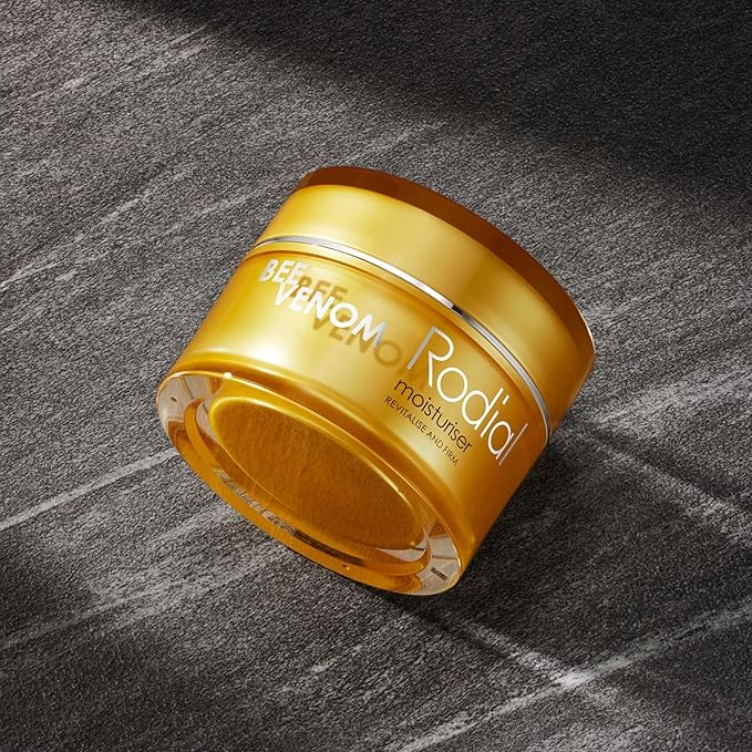 Rodial Bee Venom Moisturiser Cream 1.7fl.oz - Intense Face Cream to Restore Skin Elasticity and Firmness - Anti-Aging Formula - Juvinity for Collagen Production Boost - Long Lasting Hydration