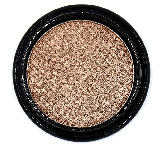 Gilded Frosted Nude Bronze Beige Gold Shimmer Pressed Powder Single Vegan Eyeshadow; Talc, Paraben & Cruelty Free