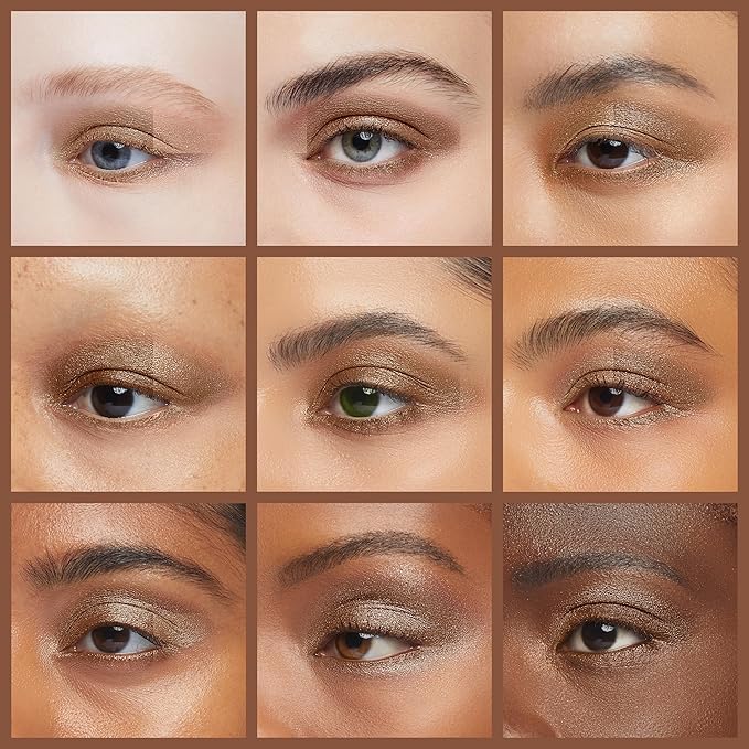 Copper Glaze Light Bronze Dark Pink Shimmering Pressed Powder Single Vegan Eyeshadow; Talc, Paraben & Cruelty Free