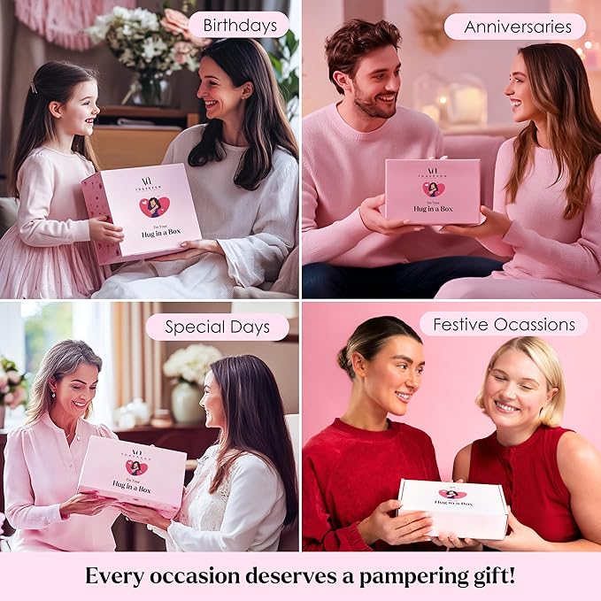 Spa Gifts for Women- Premium Self Care Spa Kit With Bath, Skin Care Sets & Self Care Items For Women - Ultimate Pampering Skin Care Set - Birthday Gifts - Spa Gift Baskets (Pack of 8)