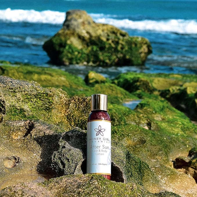 Honey Girl Organics After Sun Rejuvenating Face and Body Lotion, 4.0 Fluid Ounce