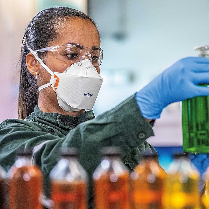 Dräger X-plore 1950 N95 respirator mask | NIOSH-approved respirator mask for construction, DIY, home improvement