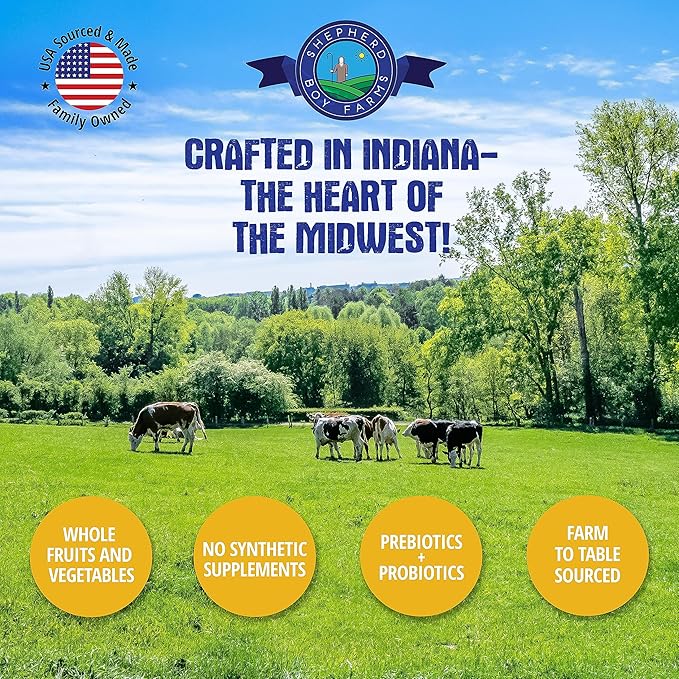 Freeze Dried Raw Dog Food, Chicken Recipe, All Natural, No Synthetics, Made in USA with Goat's Milk & Organic Produce, High Protein, Complete Meal (14oz)